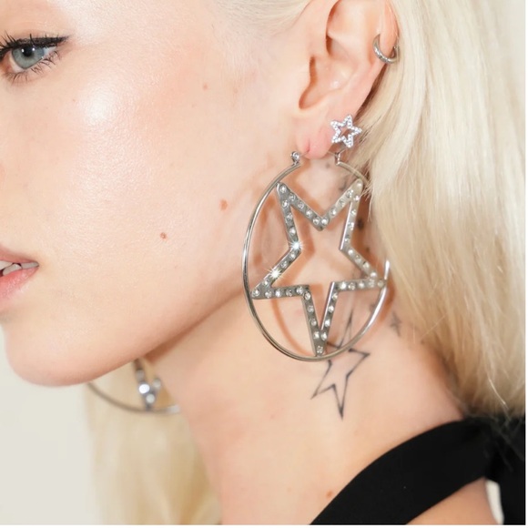 HeavenSent Stardom Hoop Earrings - Picture 1 of 8